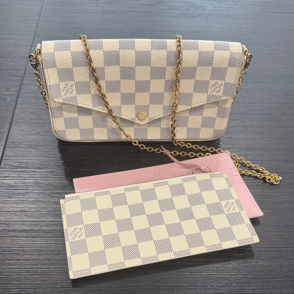 Louis Vuitton Felicie damier azur